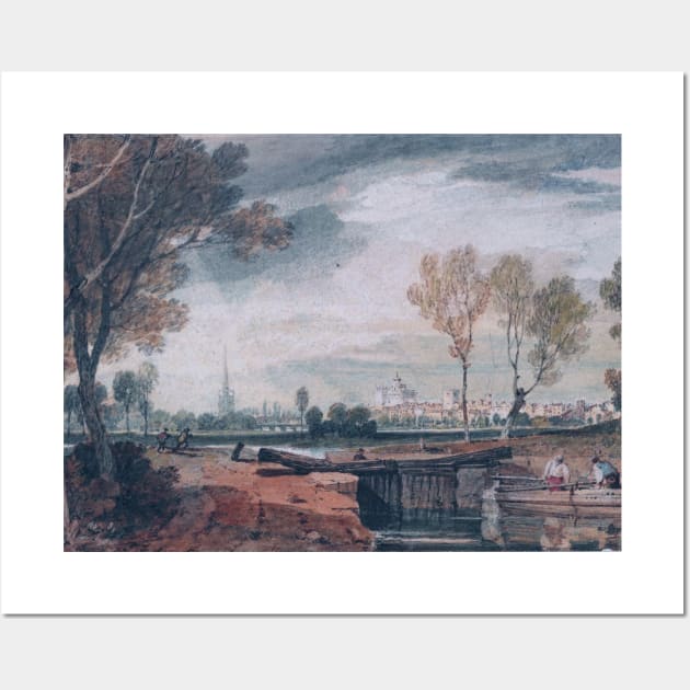 Abingdon from the Thames Navigation, 1804 Wall Art by Art_Attack